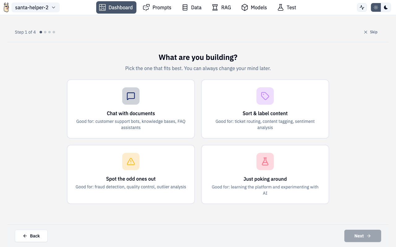 Onboarding Wizard